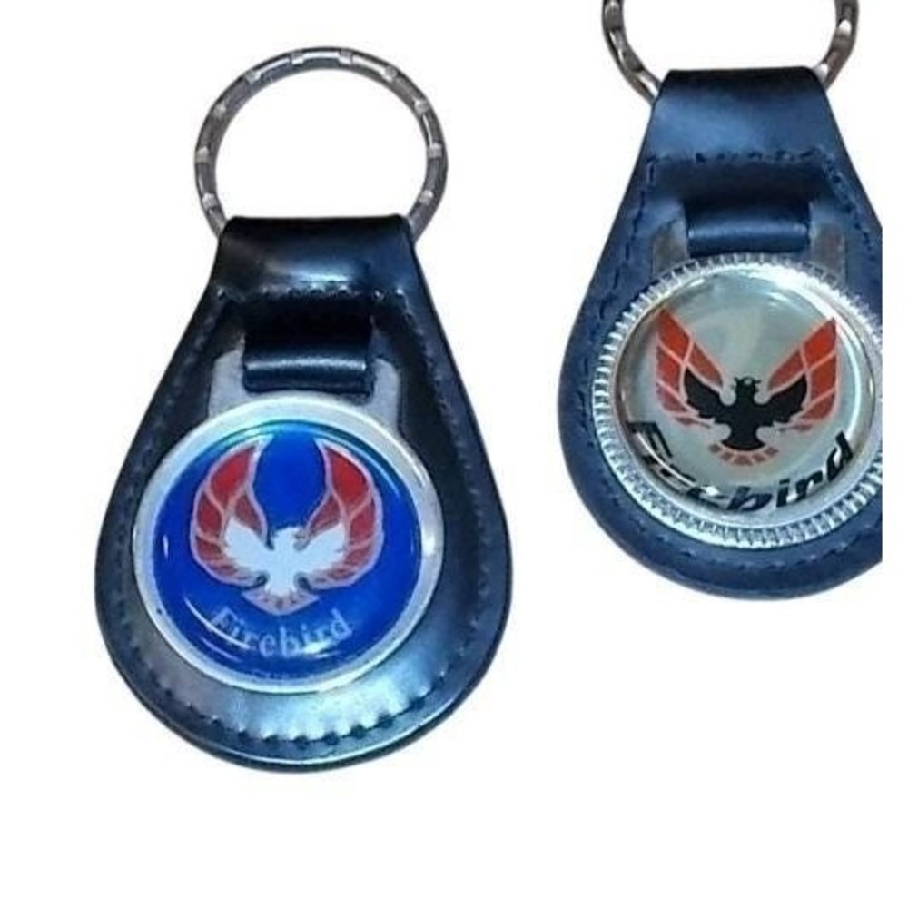 Vintage Pontiac Firebird Leather Logo Trans Am - Blue One Only Is Available.